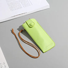 Load image into Gallery viewer, Durable Easy To Carry Leather Solid Color Protector Box Glasses Case Sunglasses Bag