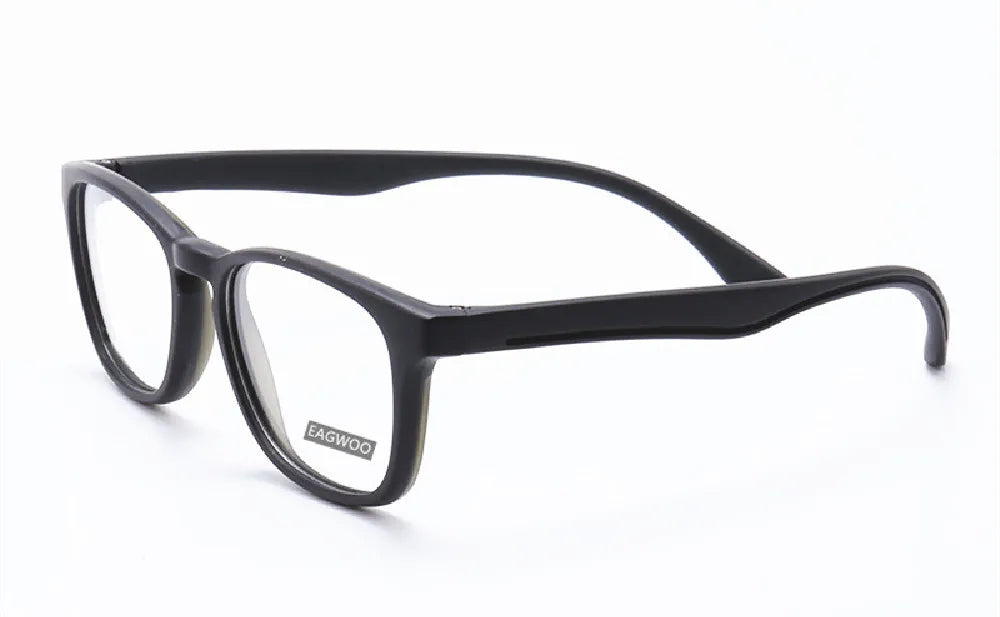 EAGWOO Silicon Soft Eyeglasses Children Optical Frame Plain Spectacle Boy Girl Temple Prescription Glasses Frame 333