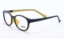 Load image into Gallery viewer, EAGWOO Silicon Soft Eyeglasses Children Round Optical Frame Plain Spectacle Boy Girl Temple Prescription Glasses Frame 888