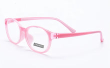 Load image into Gallery viewer, EAGWOO Silicon Soft Eyeglasses Children Round Optical Frame Plain Spectacle Boy Girl Temple Prescription Glasses Frame 888