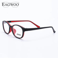Load image into Gallery viewer, EAGWOO Silicon Soft Eyeglasses Children Round Optical Frame Plain Spectacle Boy Girl Temple Prescription Glasses Frame 888