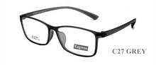 Load image into Gallery viewer, EAGWOO Ultem Eyeglasses Full Rim Optical Frame Prescription Spectacle Rectangular Wide Face Suitable Super Light Glasses 58mm
