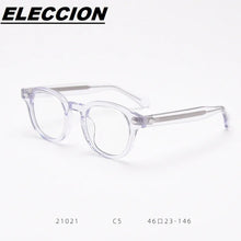 Load image into Gallery viewer, ELECCION Optical Eyeglasses Frame Men Johnny Depp LEMTOSH Vintage Glasses Computer Acetate Spectacle Frame Women Clear Lens