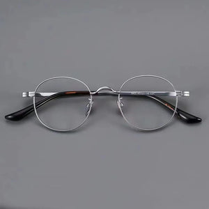ELECCION Ultralight B Titanium Glasses Eyeglass Frame Men Retro Round Prescription Eyeglasses Women Myopia Optical Eyewear