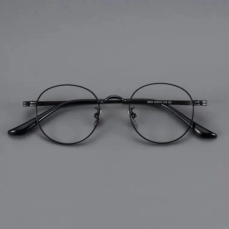 ELECCION Ultralight B Titanium Glasses Eyeglass Frame Men Retro Round Prescription Eyeglasses Women Myopia Optical Eyewear