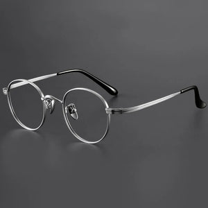 ELECCION Ultralight B Titanium Glasses Eyeglass Frame Men Retro Round Prescription Eyeglasses Women Myopia Optical Eyewear