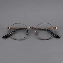 Load image into Gallery viewer, ELECCION Ultralight B Titanium Glasses Eyeglass Frame Men Retro Round Prescription Eyeglasses Women Myopia Optical Eyewear