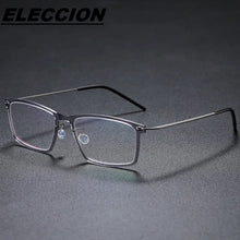 Load image into Gallery viewer, ELECCION  Ultralight Nylon Frame Titanium Eyewear Screwless Design Glasses Rectangle Optical Myopia Eyeglasses Denmark Brand