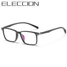 Load image into Gallery viewer, ELECCION Ultralight TR90 Glasses Frame Men  Square Frames Optical Myopia Eyeglasses Male Spectacles Eyewear Black