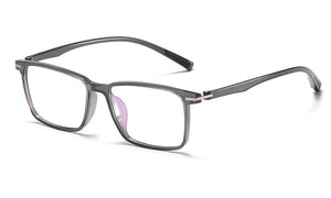 ELECCION Ultralight TR90 Glasses Frame Men  Square Frames Optical Myopia Eyeglasses Male Spectacles Eyewear Black