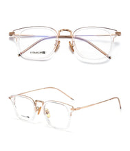Load image into Gallery viewer, EOOUOOE Fashion Upscale Titanium TR90 Glasses Frame For Bridge Myopia Hyperopia Retro Eyewear Prescription Optical Eyeglasses
