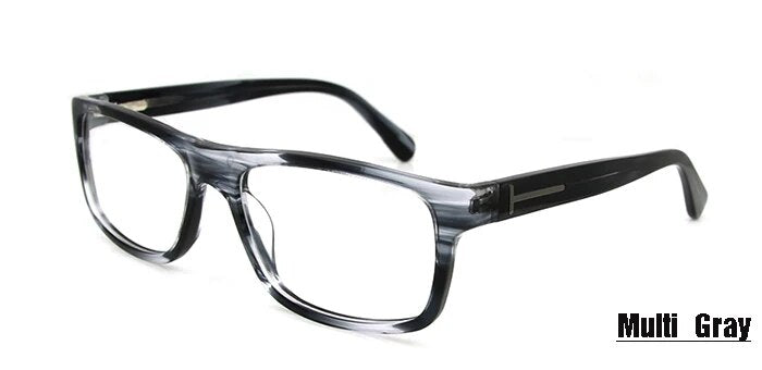 ESNBIE Acetate Rectangular Nerd Glasses Eye Glasses Frame for Men Clear Glasses Women   Male Spectacle Frames Man