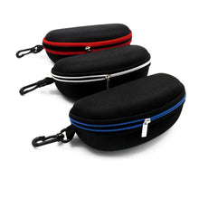 Load image into Gallery viewer, EVA Hard Glasses Case Men Women Travel Portable Sunglasses Holder Protector Box Colorful Zipper Carabiner Eyewear Accessories