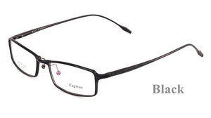 Eagwoo Aluminum Women Prescription Eyeglasses Full Rim Optical Frame Eye Glasses Light Spectacle Silicon Temple Small Face
