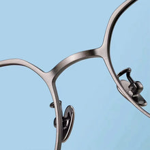 Load image into Gallery viewer, Eagwoo Pure Titanium Eyeglasses Full Rim Optical Round Vintage Nerd Frame Prescription Spectacle Small Face Suitable Boy Girl