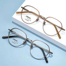 Load image into Gallery viewer, Eagwoo Pure Titanium Eyeglasses Full Rim Optical Round Vintage Nerd Frame Prescription Spectacle Small Face Suitable Boy Girl