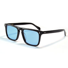 Load image into Gallery viewer, Eareada Acetate Square Polarized UV400 Sunglasses Frame Yellow Night Vision Sunglasses Red Sunlenses Glasses Black Sunglasses