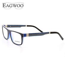 Load image into Gallery viewer, Ebony Wooden Eyeglasses Wood Prescription Optical Frame Man Full Rim Spectacel Fashion Myopia Glasses With Spring Temple