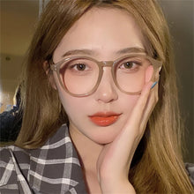Load image into Gallery viewer, Elbru-1-1.5-2-2.5-3-3.5-4 Finished Myopia Glasses Women Vintage Round Anti-Blue Light Eyeglasses Men Optical Nearsighted Eyewear