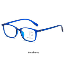 Load image into Gallery viewer, Elbru Anti Blue Light Multifocal Progressive Reading Glasses Women Men Computer Hyperopia Eyeglasses Unisex Eyewear 0+1+1.5...+4
