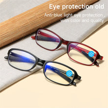 Load image into Gallery viewer, Elbru Anti Blue Light Reading Glasses Women Men Ultralight TR90 Presbyopic Eyewear Reading Optical Eyeglasses Degree+100+150+400