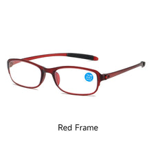 Load image into Gallery viewer, Elbru Anti Blue Light Reading Glasses Women Men Ultralight TR90 Presbyopic Eyewear Reading Optical Eyeglasses Degree+100+150+400
