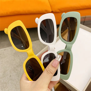 Elbru Cute Kids Sunglasses Boys Girls UV400 Sunglasses Baby Child Ourdoor Rectangle Sunshades Glasses Unisex Spectacles