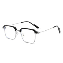 Load image into Gallery viewer, Elbru Metal Myopia Glasses Women Men Anti-blue Rays Sqaure Myopic Eyeglasses  Nearsighted Eyewear Degree 0-50-100-500