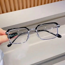 Load image into Gallery viewer, Elbru Metal Myopia Glasses Women Men Anti-blue Rays Sqaure Myopic Eyeglasses  Nearsighted Eyewear Degree 0-50-100-500