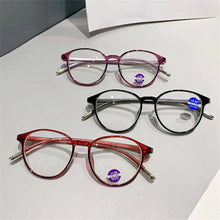 Load image into Gallery viewer, Elbru Round Anti Blue Light Reading Glasses Women Men New Presbyopia Optical Eyeglasses Unisex Hyperopia Eyewear Diopters +1+4