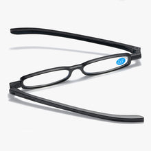 Load image into Gallery viewer, Elbru Ultralight Anti-blue Light Reading Glasses Women Men Mini Rotate Folding Computer Presbyopic Reading Eyeglasses Degree+1+4