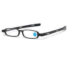 Load image into Gallery viewer, Elbru Ultralight Anti-blue Light Reading Glasses Women Men Mini Rotate Folding Computer Presbyopic Reading Eyeglasses Degree+1+4