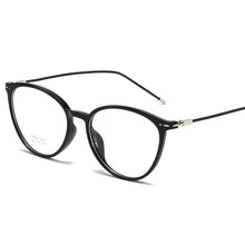 Load image into Gallery viewer, Elbru Ultralight Cat Eye Myopia Glasses Women&amp;Men TR90 Transparent Frame Finished Nearsighted Goggles Diopter -0.5~6.0