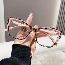 Load image into Gallery viewer, Elegant Women Transparent White Glasses Frame Sexy Cat Eye Clear Glasses Anti Blue Light Optical Eyeglasses Decorative Glasses