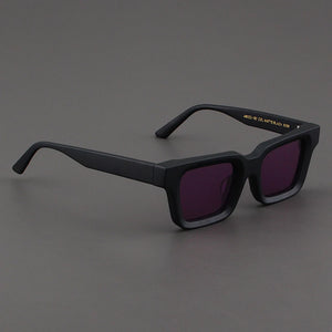 Evove Light Clear Sunglasses Men Women Polarized Sun Glasses for Male Unisex Square Pink Yellow Blue Lens Acetate