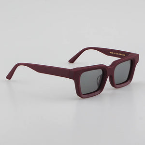 Evove Light Clear Sunglasses Men Women Polarized Sun Glasses for Male Unisex Square Pink Yellow Blue Lens Acetate