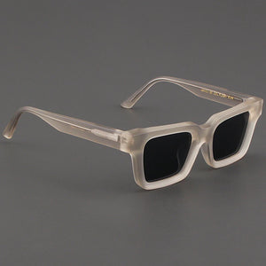 Evove Light Clear Sunglasses Men Women Polarized Sun Glasses for Male Unisex Square Pink Yellow Blue Lens Acetate