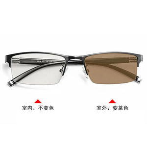 Evove Photochromic Sunglasses Men Myopia Glasses for Driving Transition Chameleon Change to Grey Anti Polar Reflection