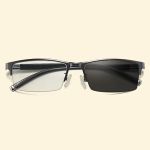 Evove Photochromic Sunglasses Men Myopia Glasses for Driving Transition Chameleon Change to Grey Anti Polar Reflection