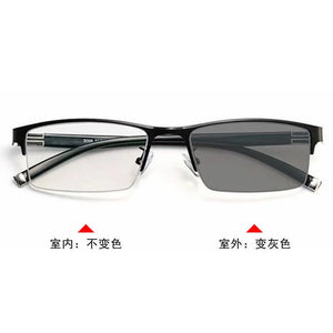 Evove Photochromic Sunglasses Men Myopia Glasses for Driving Transition Chameleon Change to Grey Anti Polar Reflection