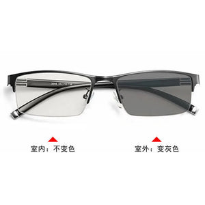 Evove Photochromic Sunglasses Men Myopia Glasses for Driving Transition Chameleon Change to Grey Anti Polar Reflection