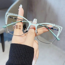 Load image into Gallery viewer, Eye Protection Anti-Blue Light Glasses Ultralight Metal Square Eyeglasses Blue Ray Blocking Optical Spectacle Eyeglass