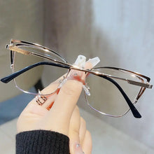 Load image into Gallery viewer, Eye Protection Anti-Blue Light Glasses Ultralight Metal Square Eyeglasses Blue Ray Blocking Optical Spectacle Eyeglass