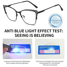 Load image into Gallery viewer, Eye Protection Anti-Blue Light Glasses Ultralight Metal Square Eyeglasses Blue Ray Blocking Optical Spectacle Eyeglass