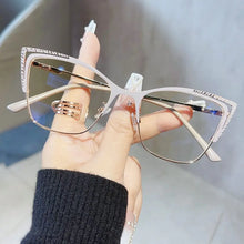 Load image into Gallery viewer, Eye Protection Anti-Blue Light Glasses Ultralight Metal Square Eyeglasses Blue Ray Blocking Optical Spectacle Eyeglass