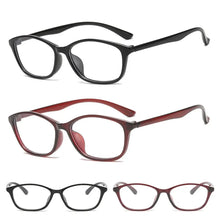 Load image into Gallery viewer, Eye Protection Anti-Blue Light Reading Glasses Blue Ray Blocking Ultralight Hyperopia Glasses PC Square Eyeglasses Men Women