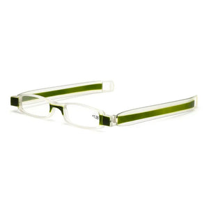 Eyeezi 360 Degree Rotation Folding Reading Glasses Frame Portable Eyeglasses Mini Presbyopia Hyperopia Glasses for Women Men
