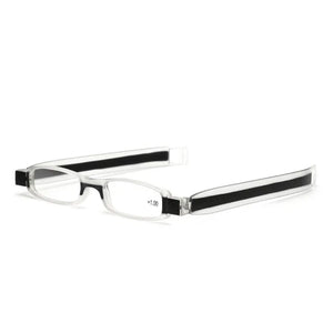 Eyeezi 360 Degree Rotation Folding Reading Glasses Frame Portable Eyeglasses Mini Presbyopia Hyperopia Glasses for Women Men