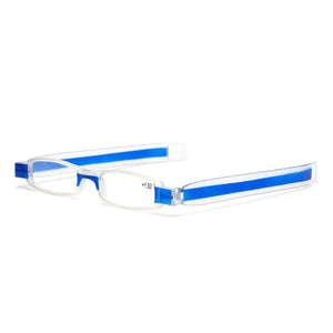 Eyeezi 360 Degree Rotation Folding Reading Glasses Frame Portable Eyeglasses Mini Presbyopia Hyperopia Glasses for Women Men