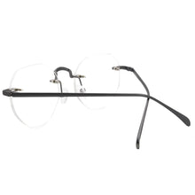 Carica l&#39;immagine nel visualizzatore di Gallery, Eyeglasses Frameless Non-prescription Novel Metal lrregular Polygon Fake Glasses Men Women Unisex Eyewear MSG7232